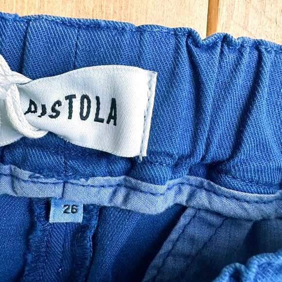 NWT Pistola French Blue Tiff Trousers Joggers 26 Elastic Waist High Rise‎ - Picture 3 of 7